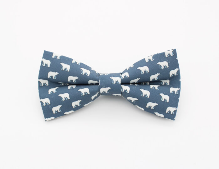 Polar Bear Print Bowtie