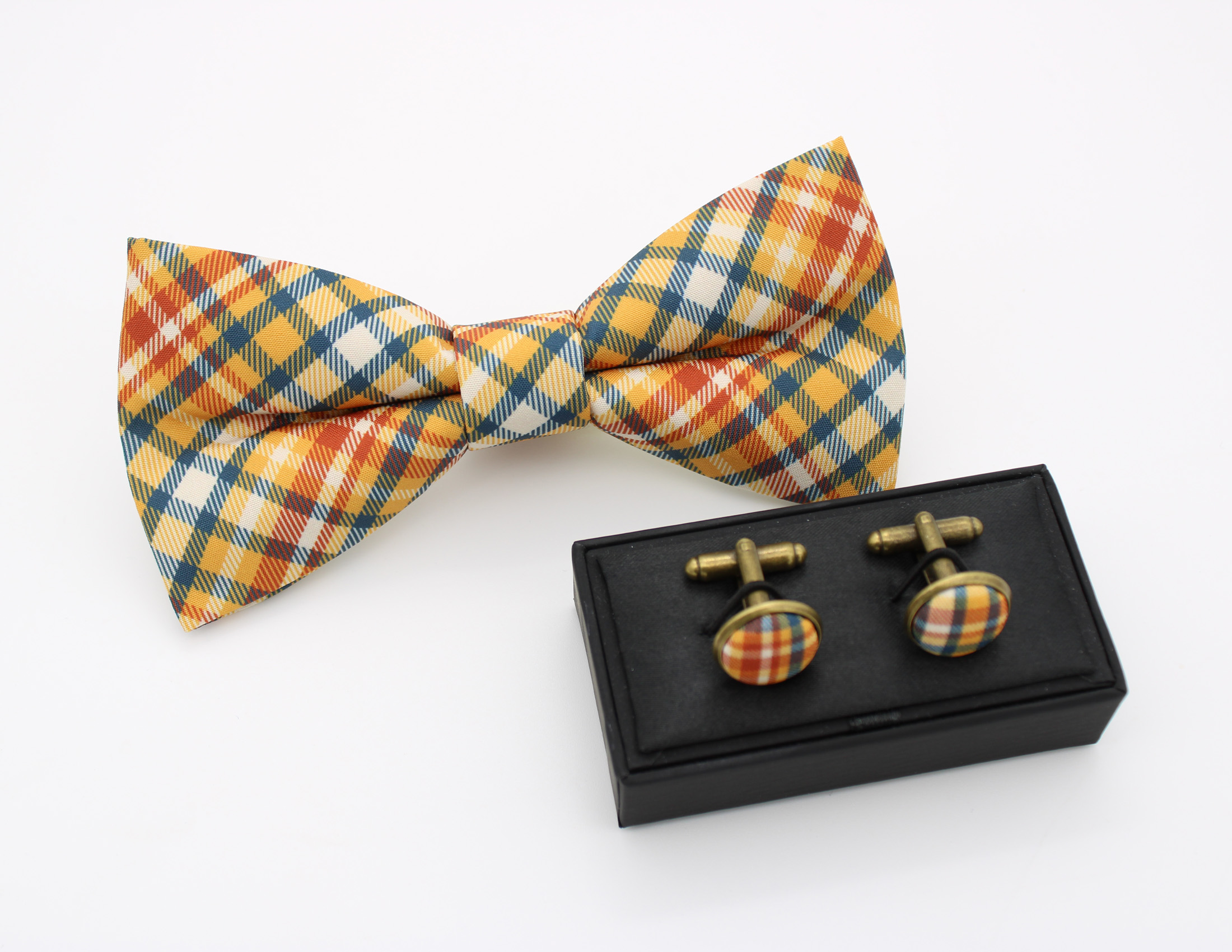Autumn Plaid Bowtie Set - Image 4