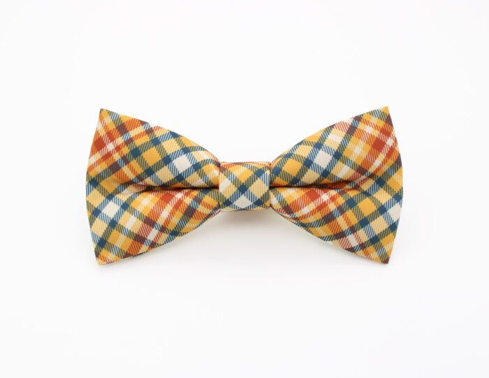 Autumn Plaid Bowtie Set