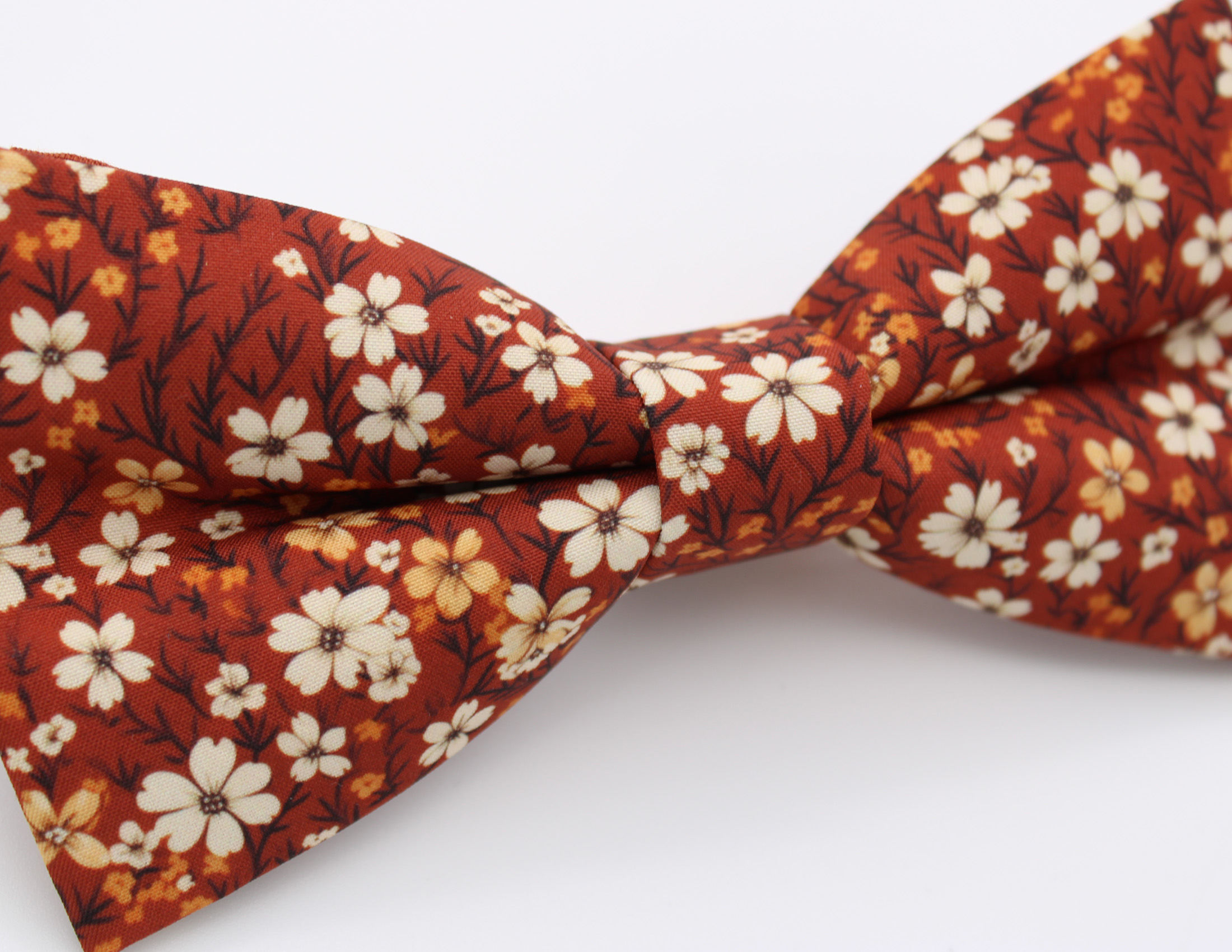 Rust Floral Bowtie - Image 7