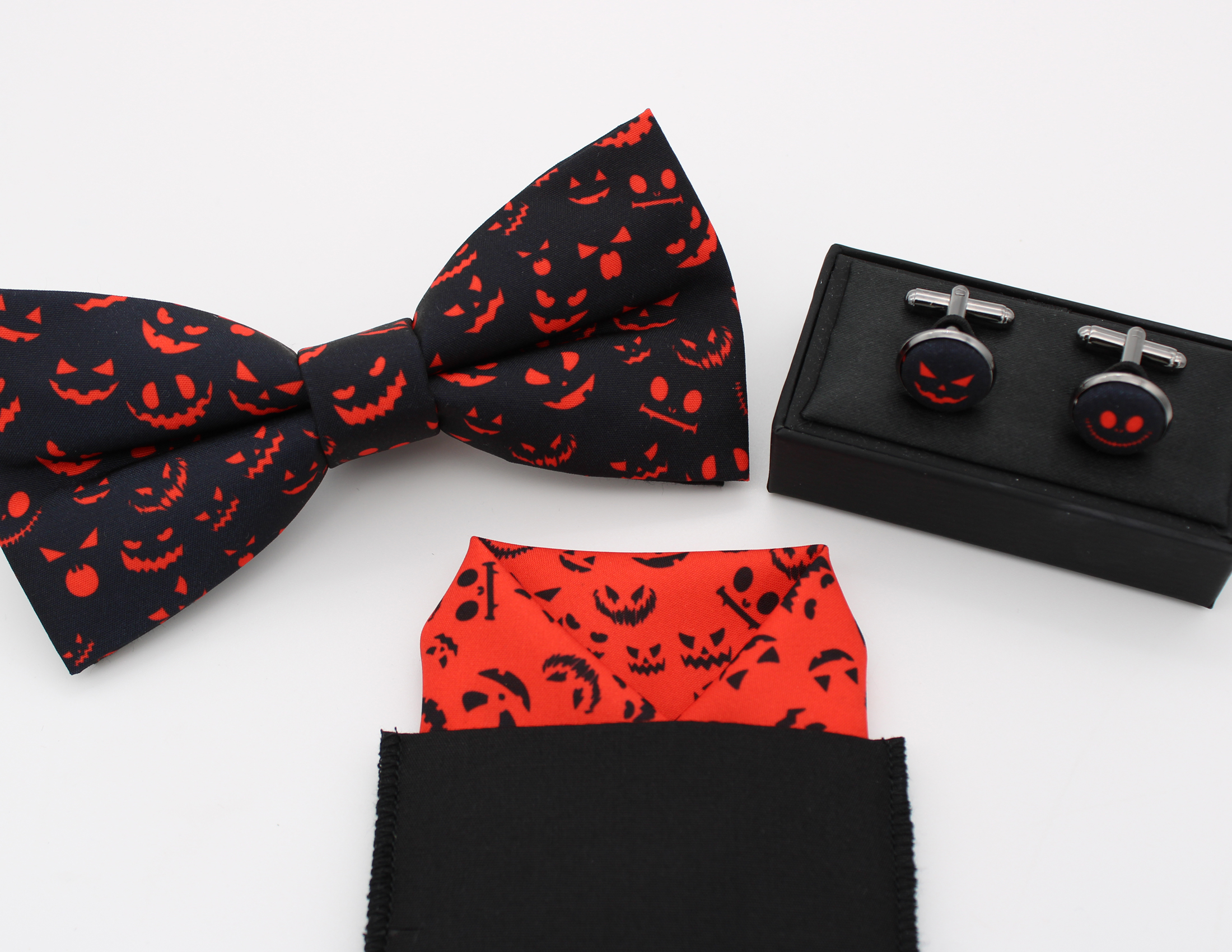 Black Jack-O’-Lantern Bowtie Set - Image 6