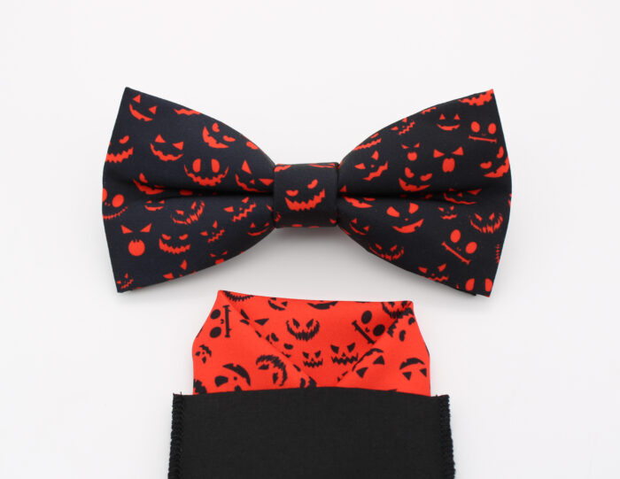 Black Jack-O’-Lantern Bowtie Set - Image 5