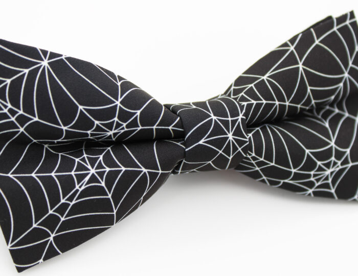 Black Spiderweb Bowtie Set - Image 9