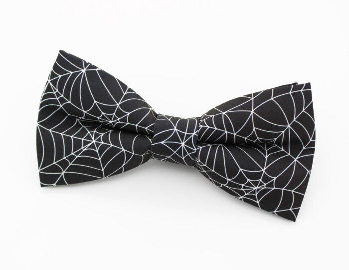 Black Spiderweb Bowtie Set - Image 2