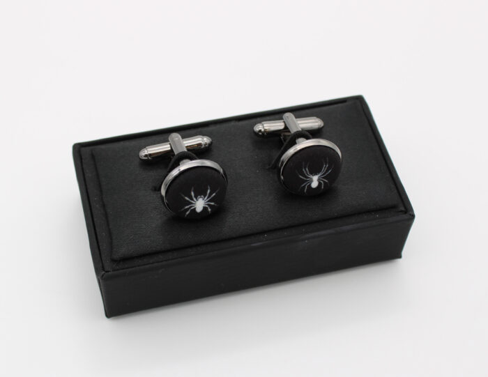 Black Spiderweb Bowtie Set - Image 3