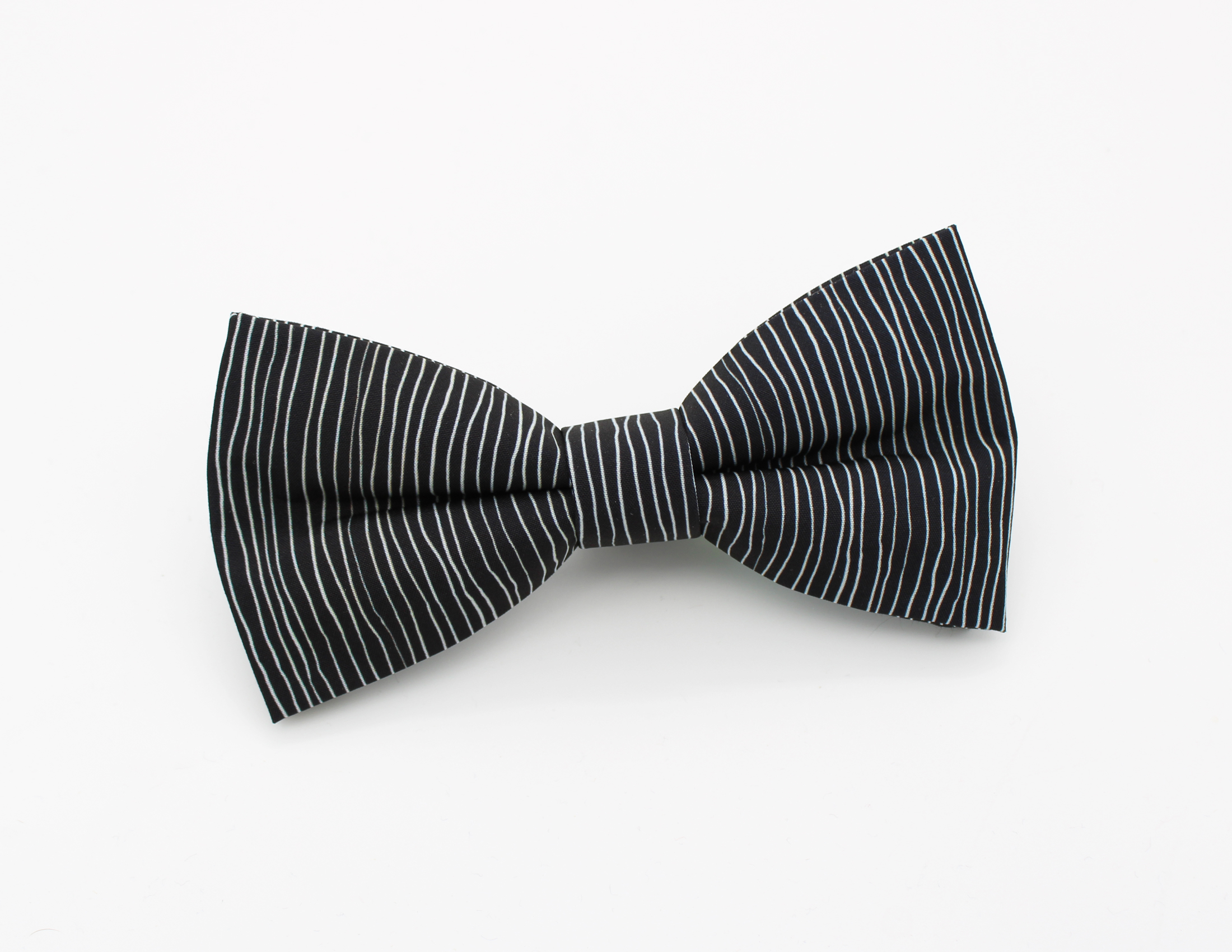 Black Pinstripe Halloween Bowtie - Image 2