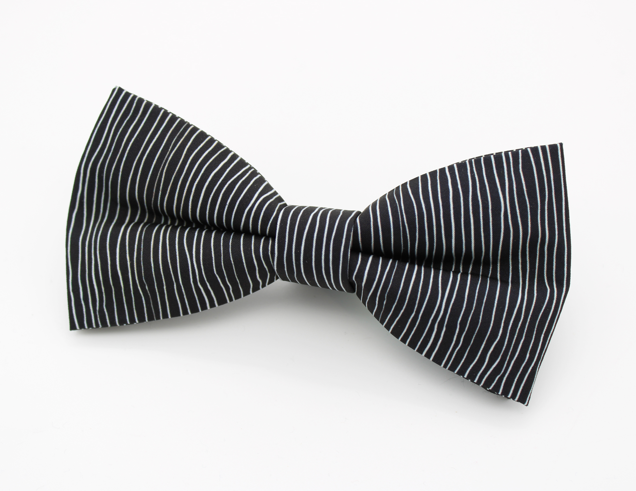 Black Pinstripe Halloween Bowtie - Image 3