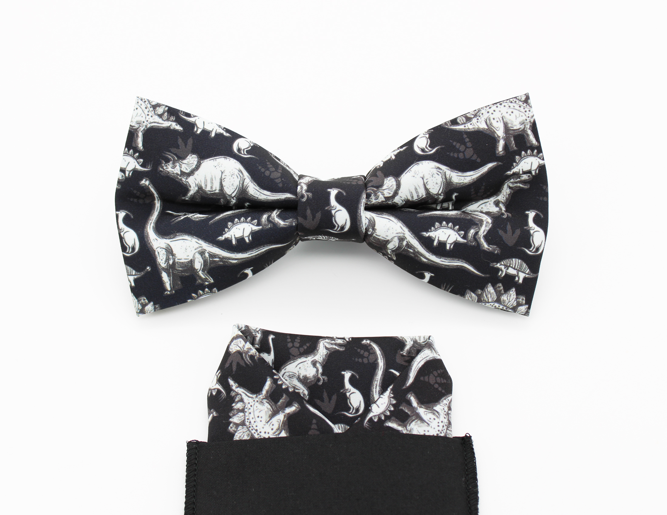 Dinosaur & Fossil Sketch Bow Tie - Image 3