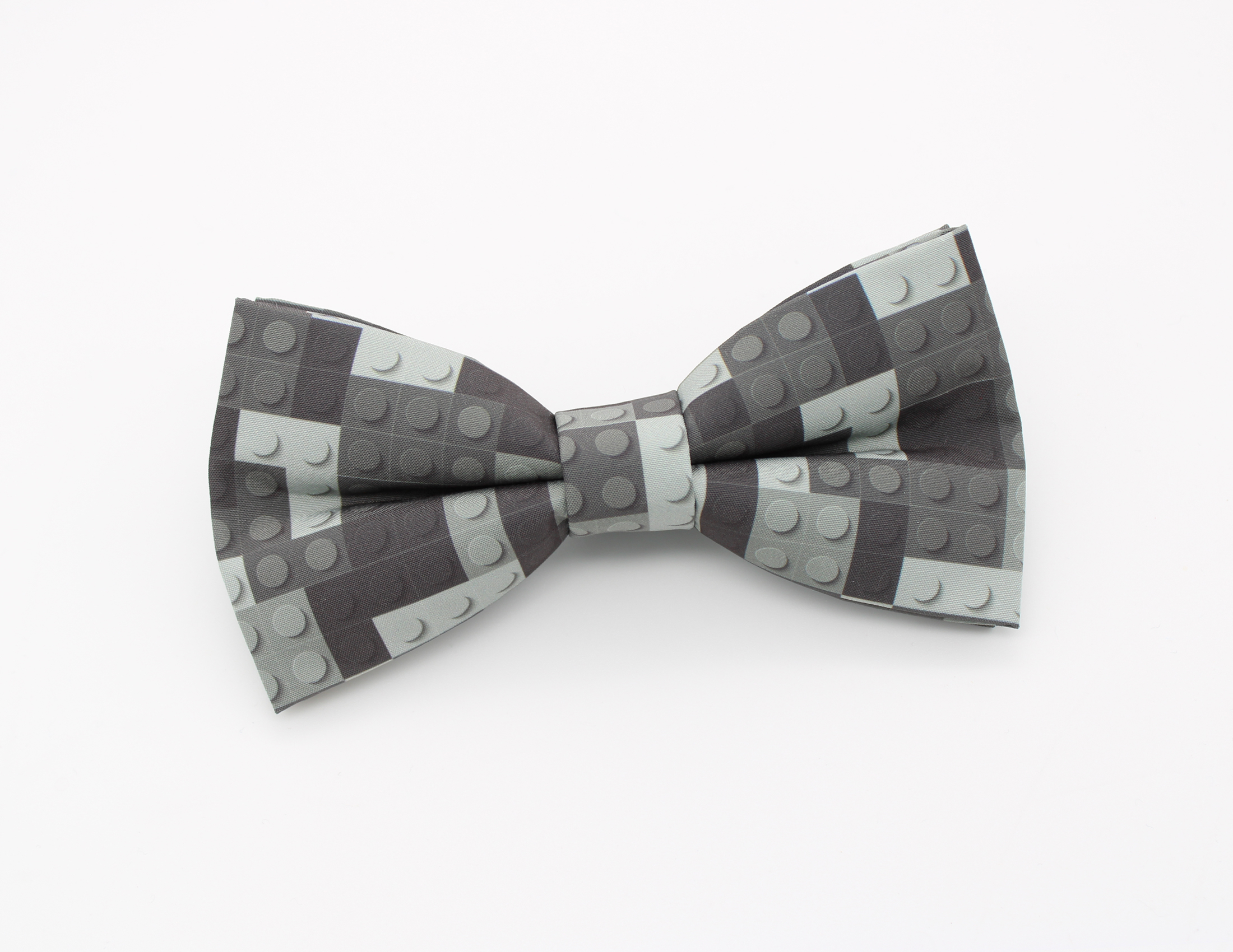 Brick Block Print Bowtie Set - Image 2