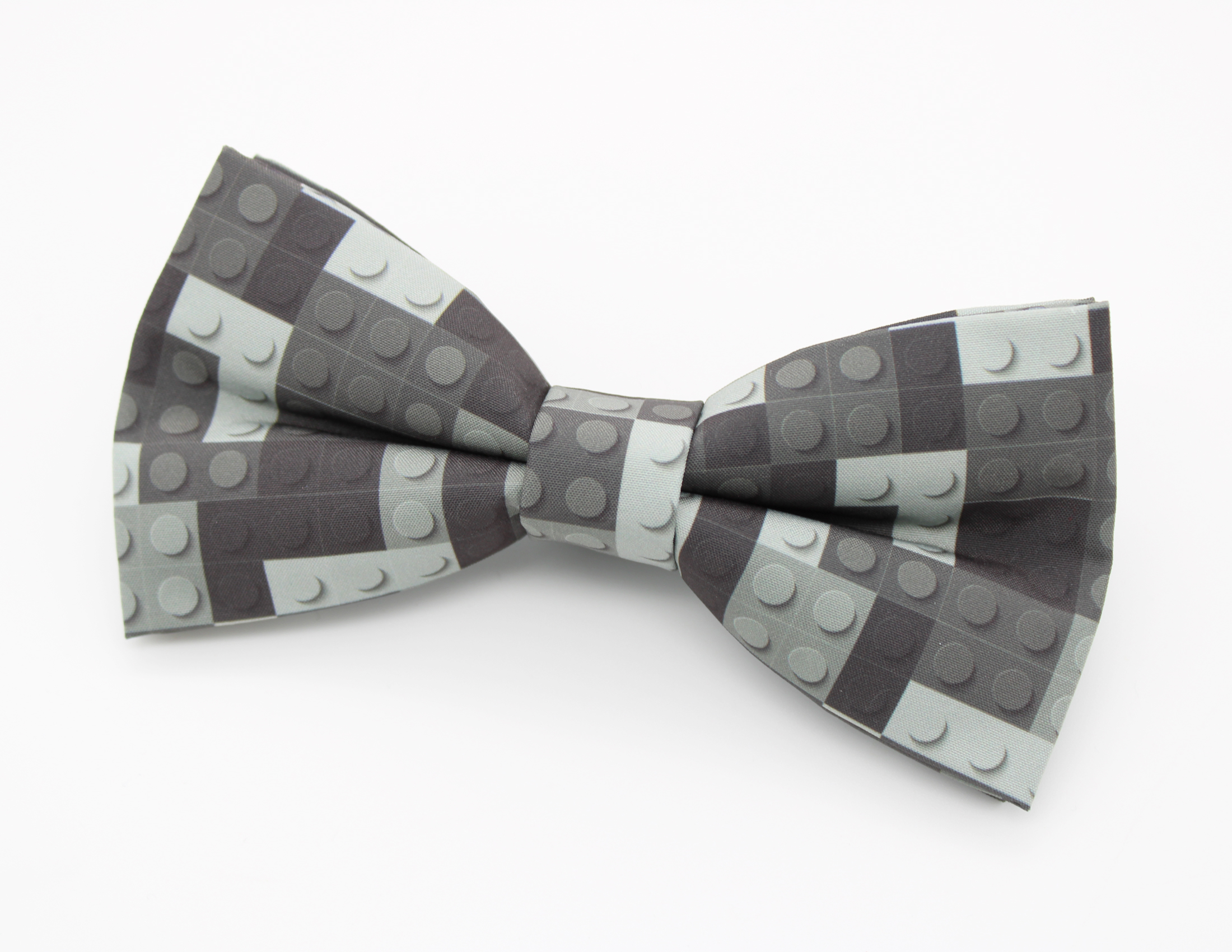 Brick Block Print Bowtie Set - Image 4