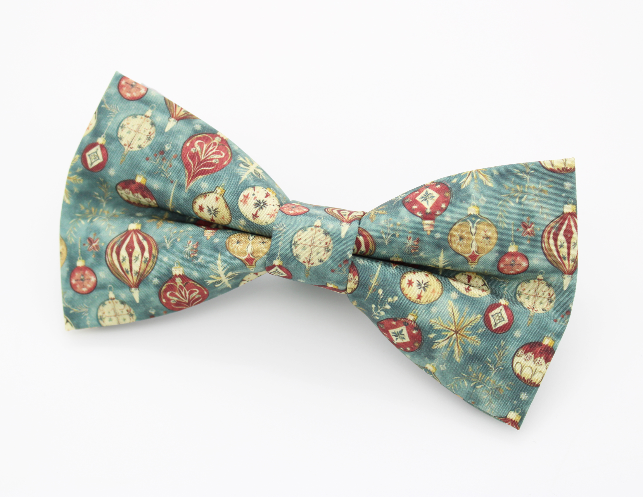 Vintage Ornament Christmas Bowtie & Faux Pocket Square - Image 4