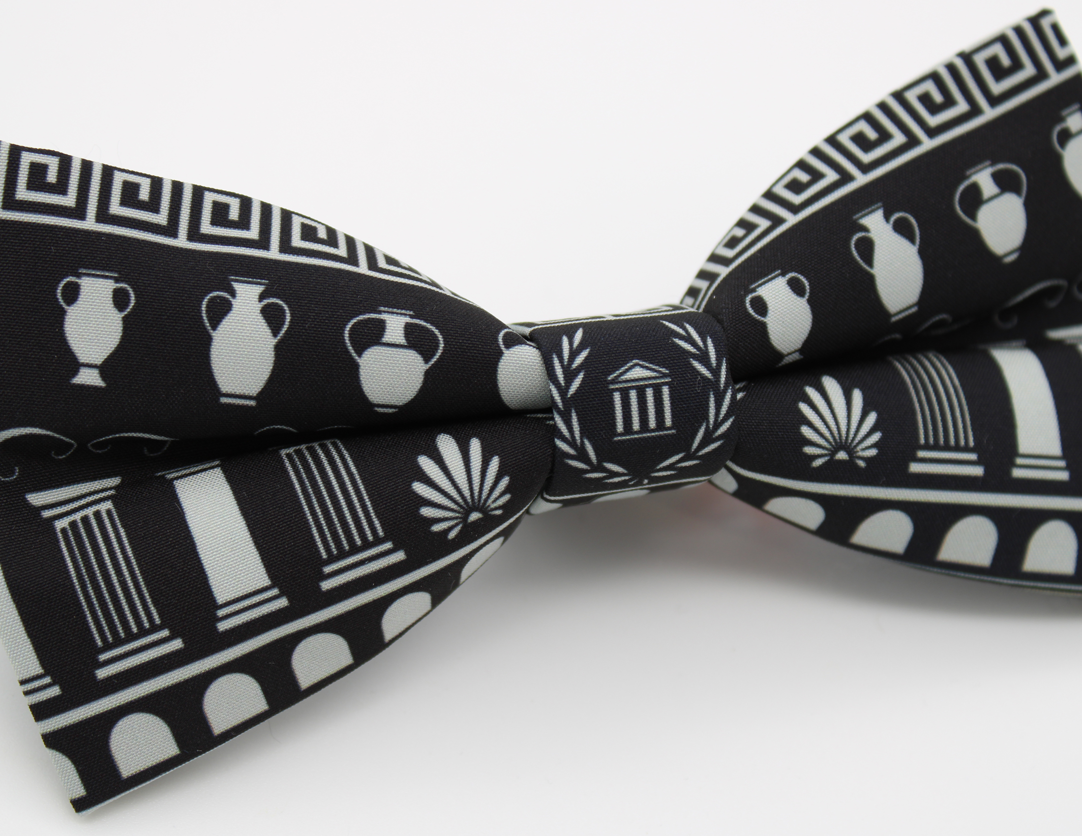 Black Roman-Style Bowtie - Image 3