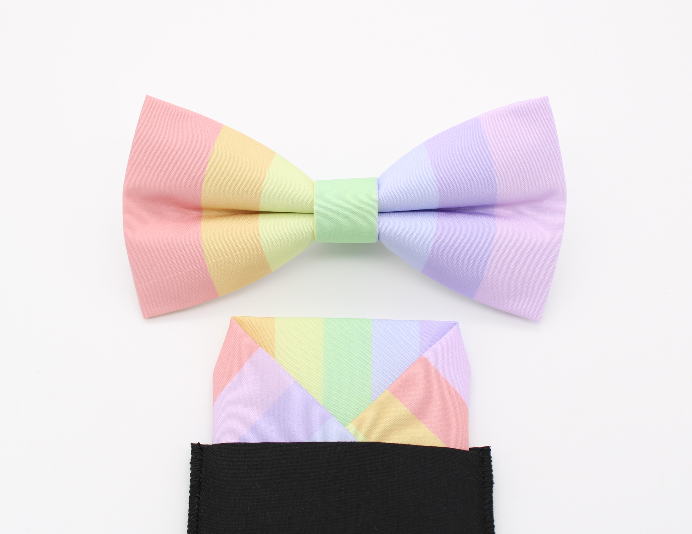Pastel Rainbow Bowtie - Image 3