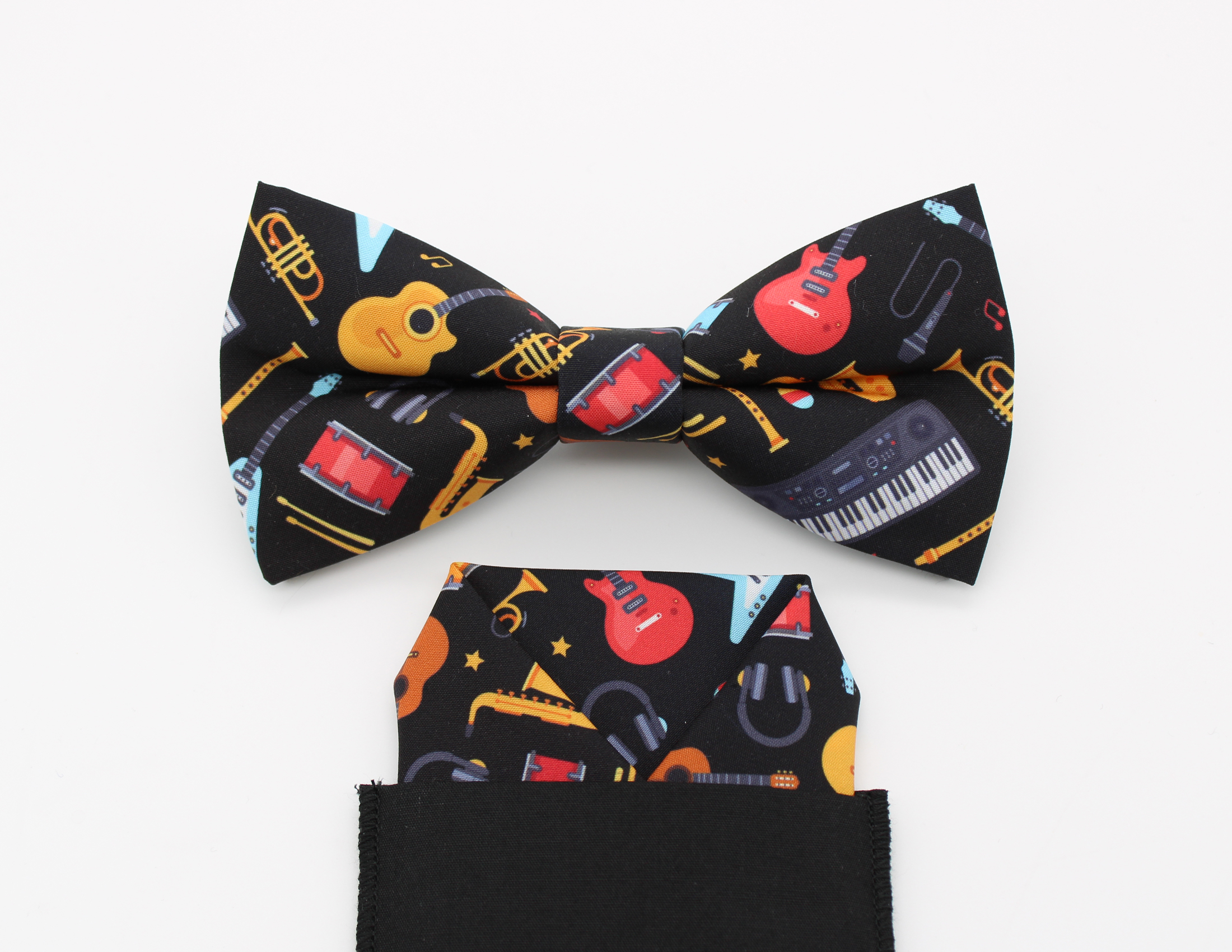 Black Music Instrument Bowtie - Image 3