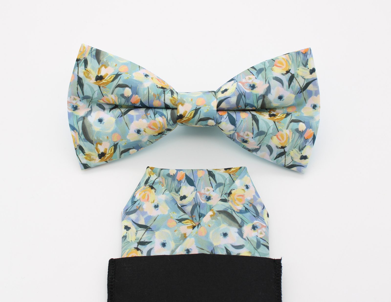 Soft Pastel Floral Bowtie Set - Image 3
