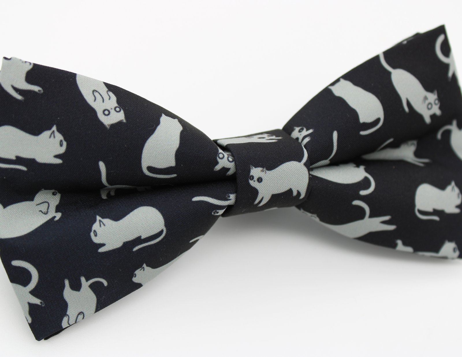 Black & Grey Cat Bowtie - Image 7