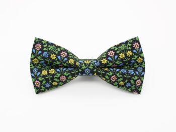 Black Wildflower Meadow Bowtie