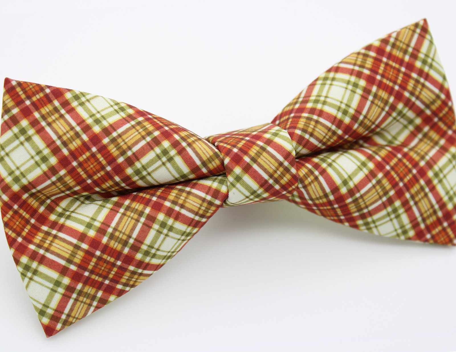 Autumn Tartan Bow Tie - Image 4