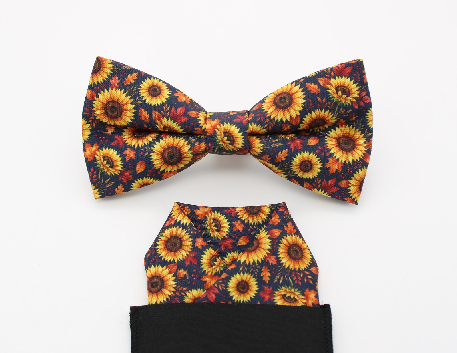 Autumn Sunflower Bow Tie - Image 3